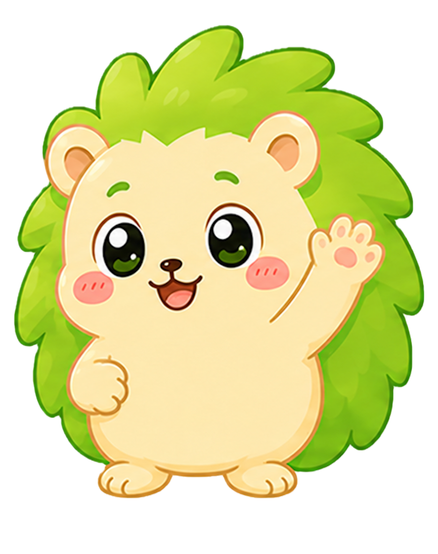 Greedo hedgehog mascot